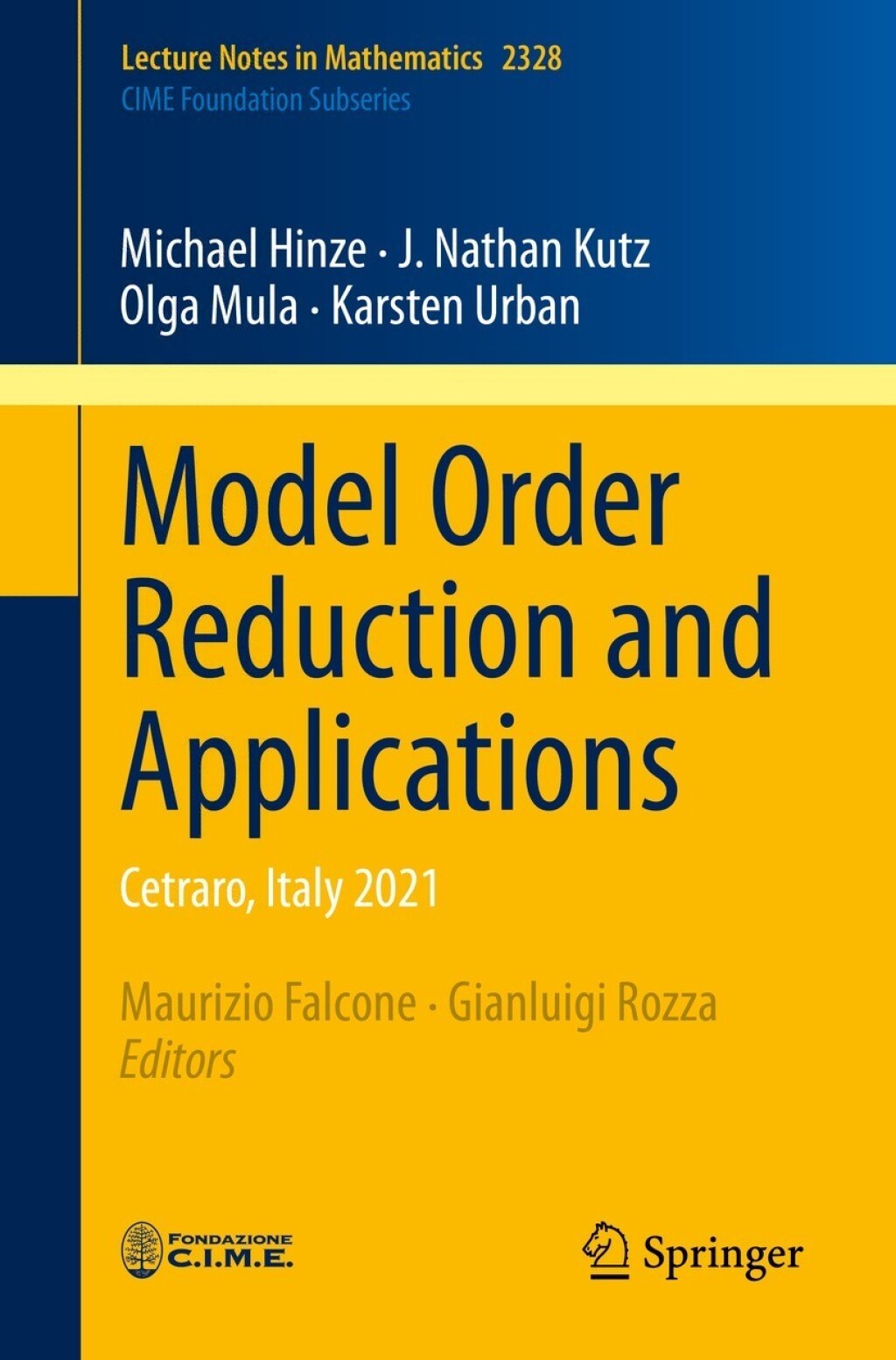 Model Order Reduction and Applications Cetraro, Italy 2021  â€“ PDF/EPUB Version Downloadable