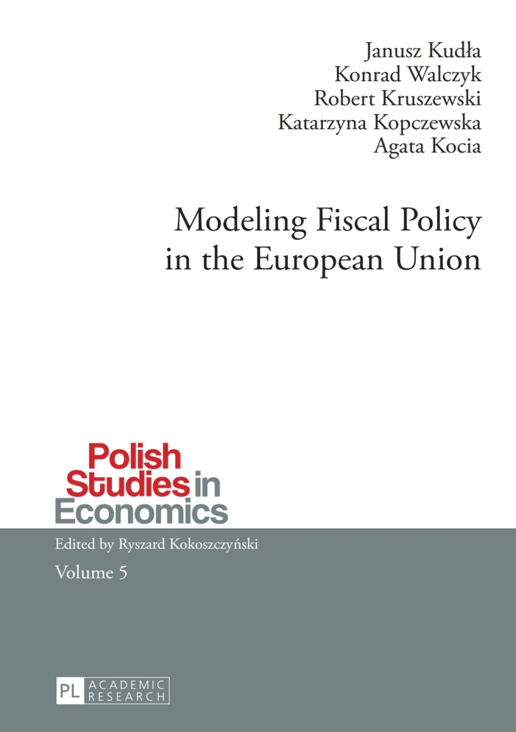 Modeling Fiscal Policy in the European Union 1st Edition â€“ PDF/EPUB Version Downloadable