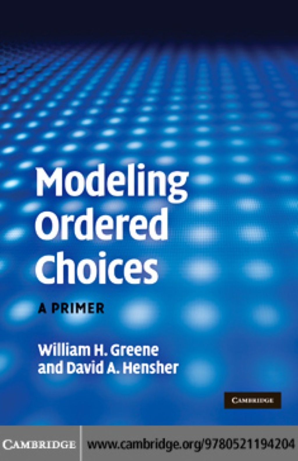 Modeling Ordered Choices A Primer 1st Edition â€“ PDF/EPUB Version Downloadable