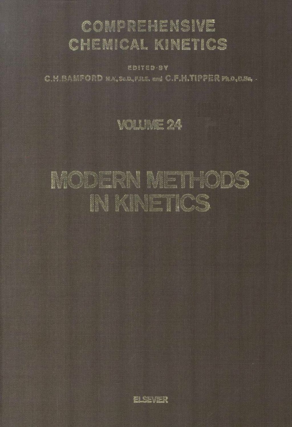 Modern Methods in Kinetics  â€“ PDF/EPUB Version Downloadable