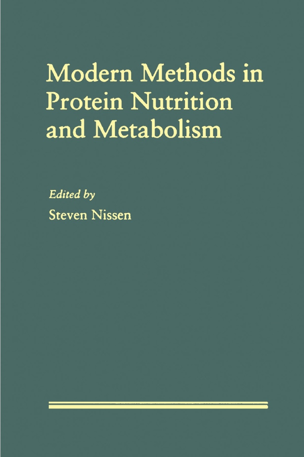 Modern Methods in Protein Nutrition and Metabolism  â€“ PDF/EPUB Version Downloadable