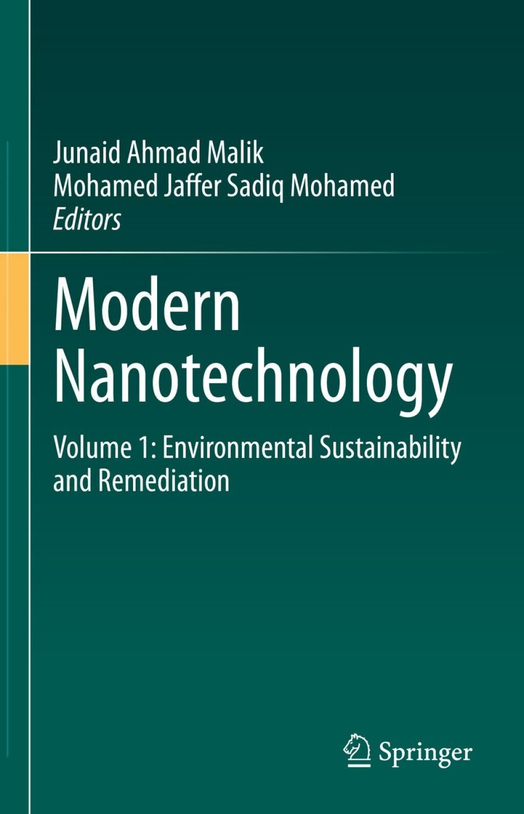 Modern Nanotechnology Volume 1: Environmental Sustainability and Remediation  â€“ PDF/EPUB Version Downloadable