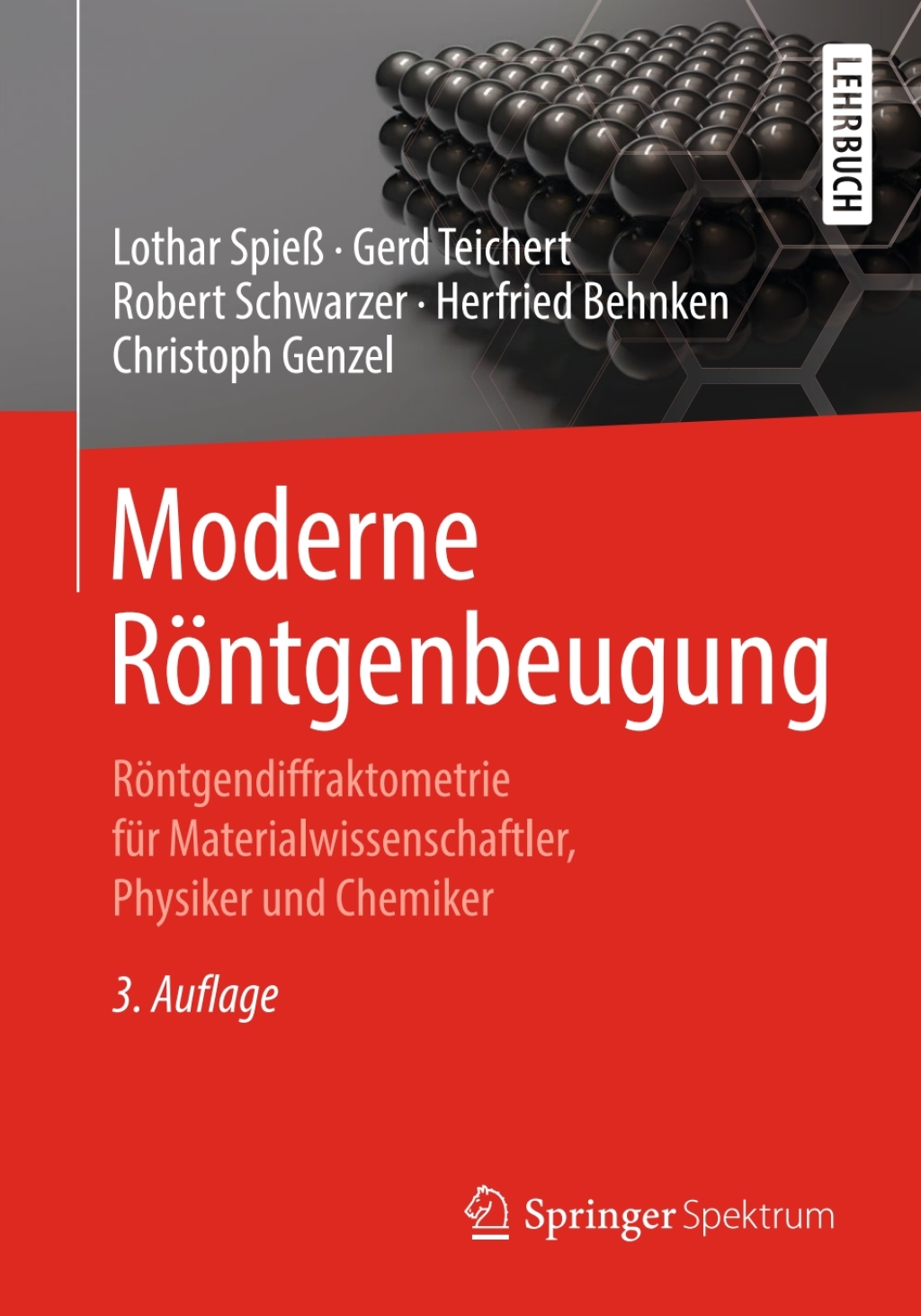 Moderne RÃ¶ntgenbeugung RÃ¶ntgendiffraktometrie fÃ¼r Materialwissenschaftler, Physiker und Chemiker 3rd Edition â€“ PDF/EPUB Version Downloadable