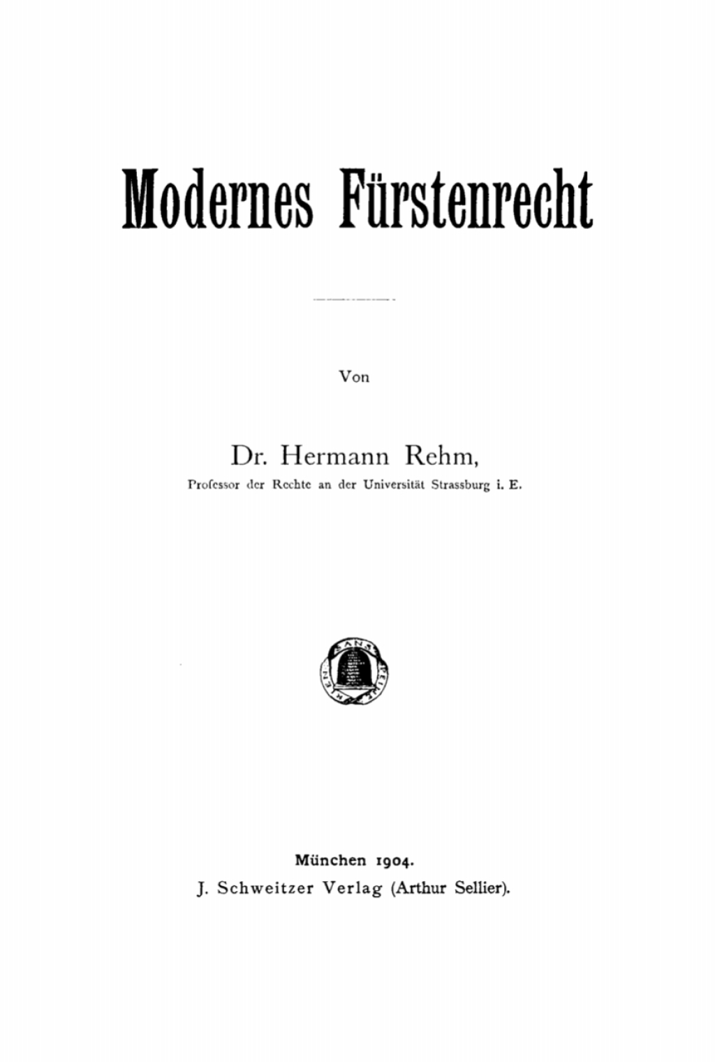 Modernes FÃ¼rstenrecht 1st Edition â€“ PDF/EPUB Version Downloadable