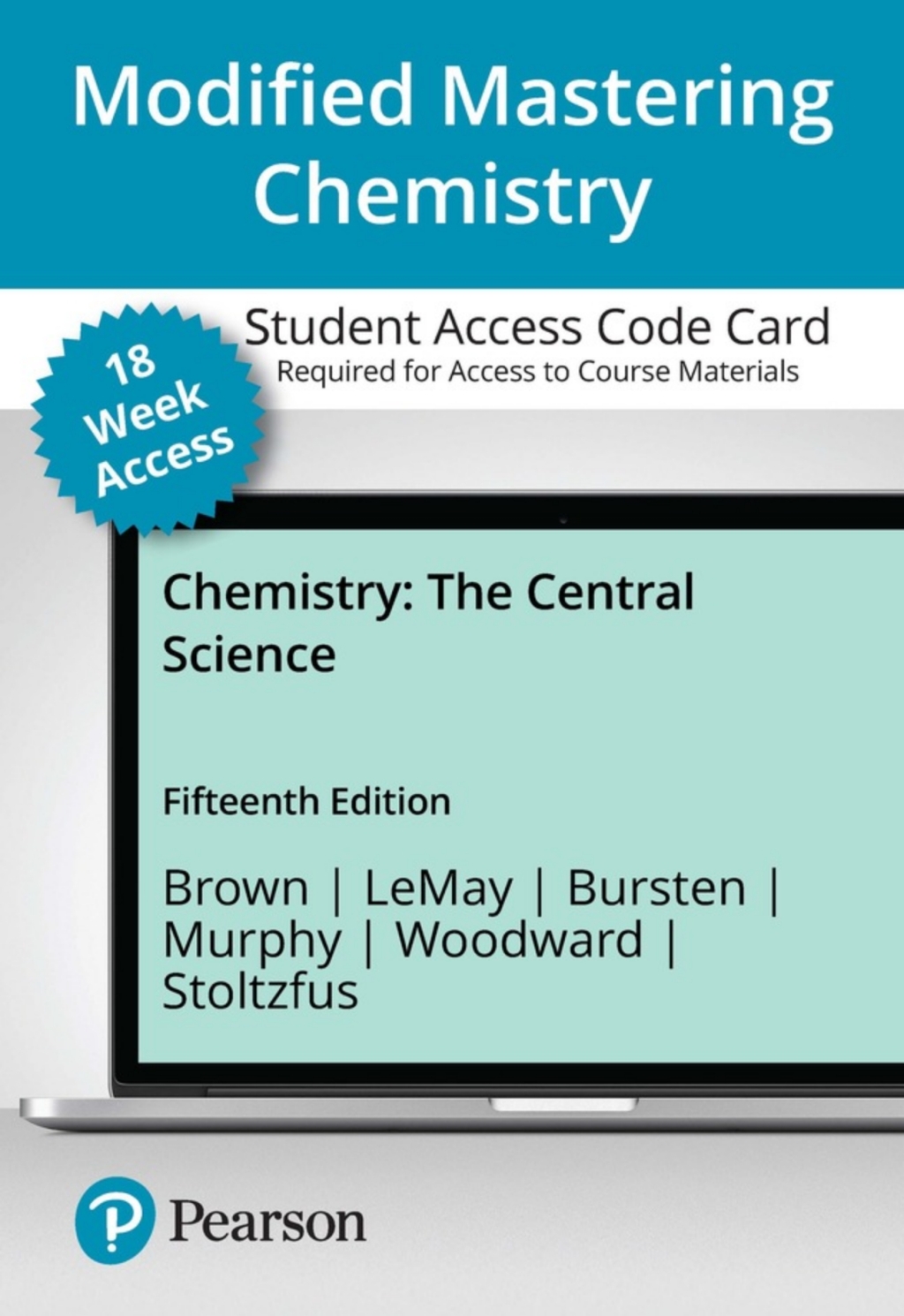 Modified Mastering Chemistry with Pearson eText Access Code (18 Weeks) for Chemistry: The Central Science 15th Edition â€“ PDF/EPUB Version Downloadable