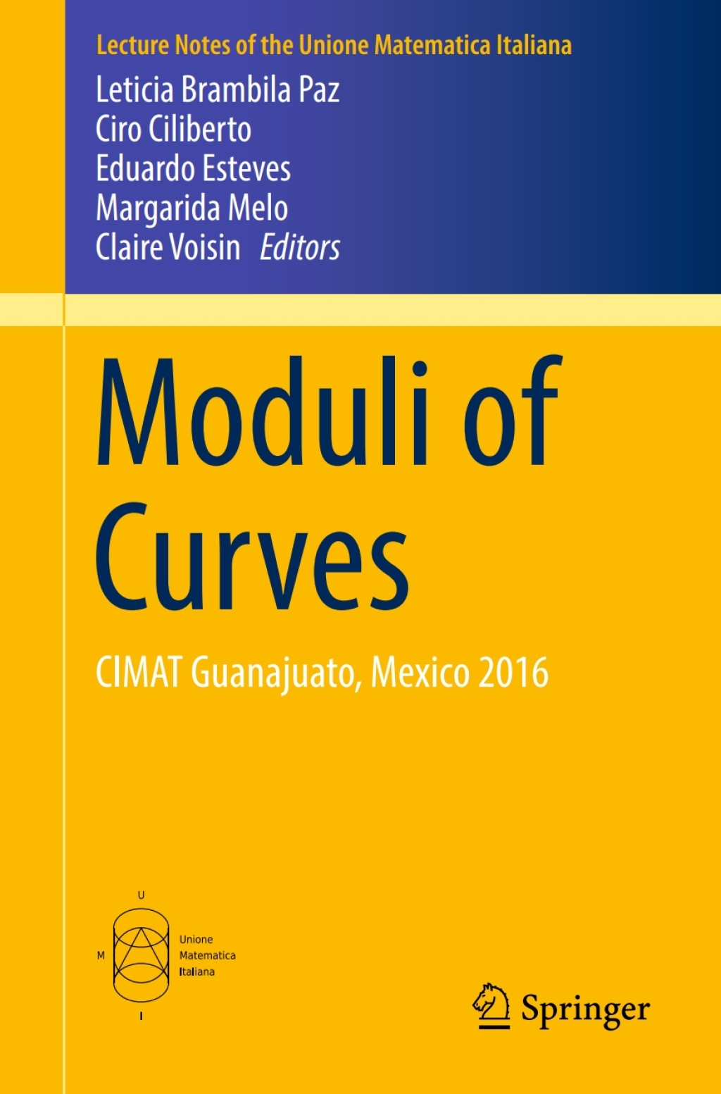 Moduli of Curves CIMAT Guanajuato, Mexico 2016  â€“ PDF/EPUB Version Downloadable