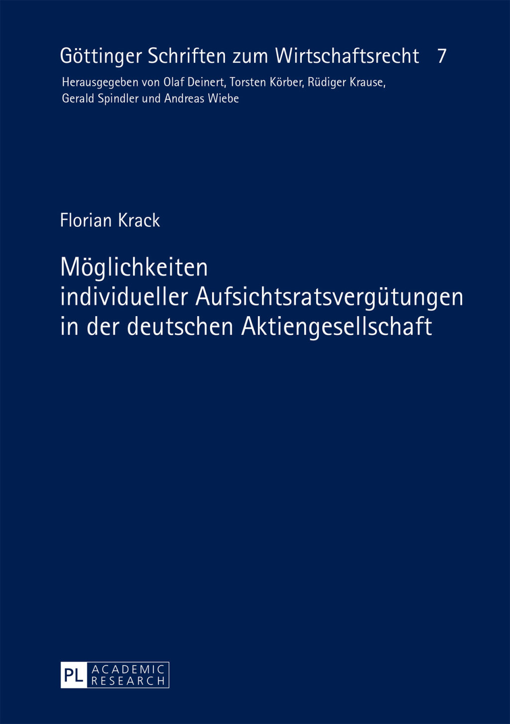 Moeglichkeiten individueller Aufsichtsratsverguetungen in der deutschen Aktiengesellschaft 1st Edition â€“ PDF/EPUB Version Downloadable