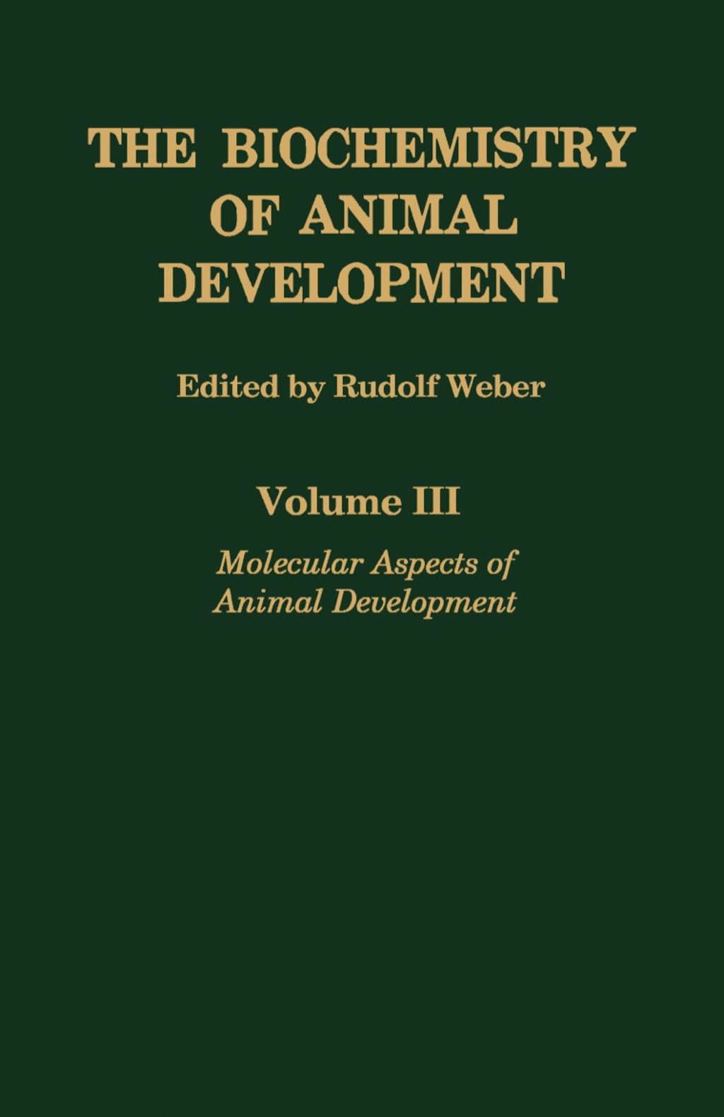 Molecular Aspects of Animal Development  â€“ PDF/EPUB Version Downloadable