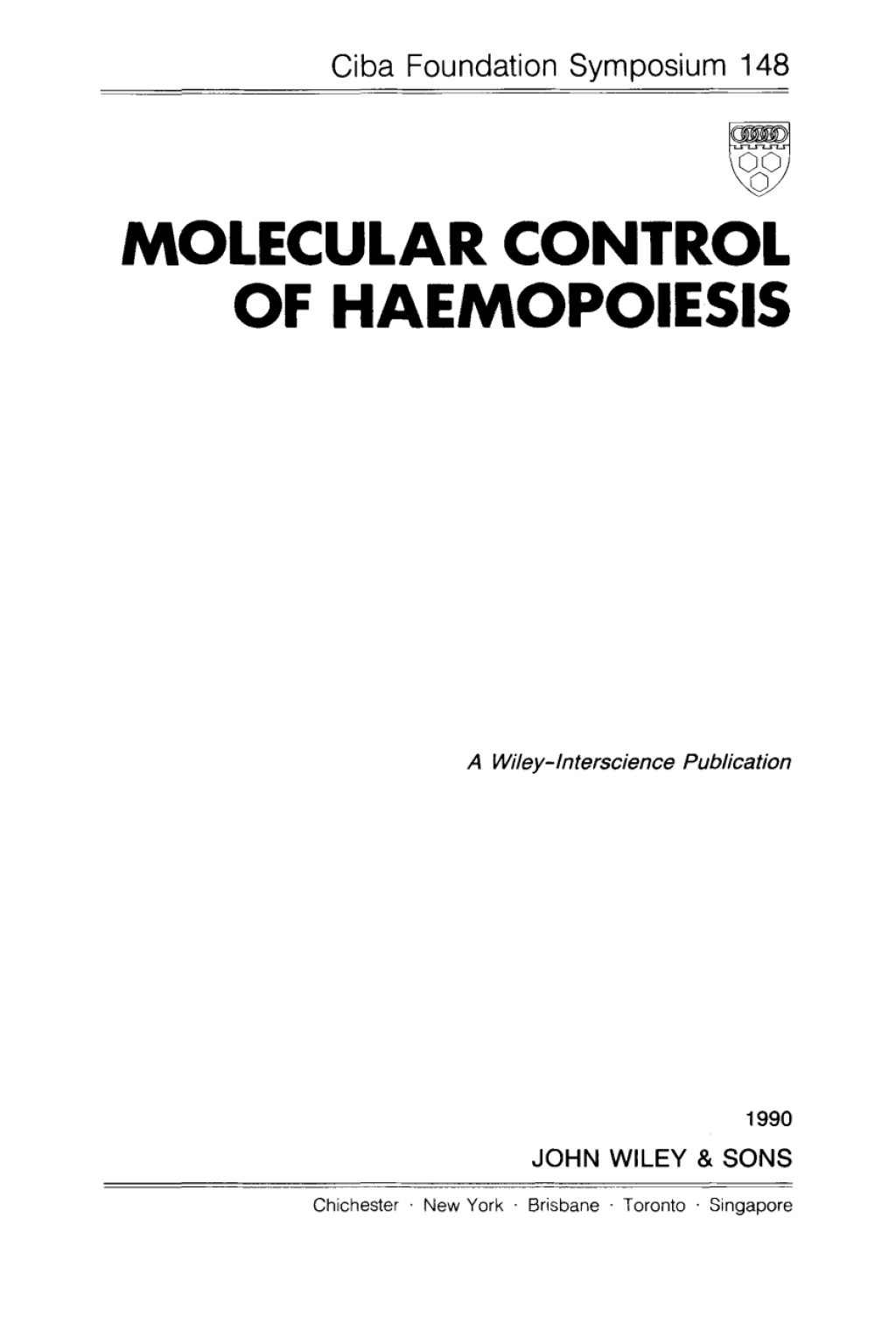 Molecular Control of Haemopoiesis 1st Edition â€“ PDF/EPUB Version Downloadable