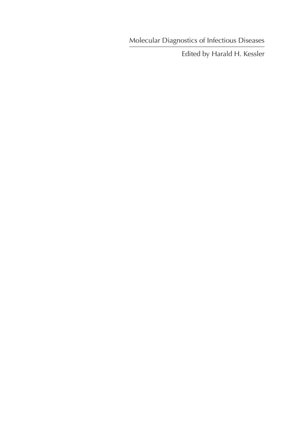 Molecular Diagnostics of Infectious Diseases 2nd Edition â€“ PDF/EPUB Version Downloadable