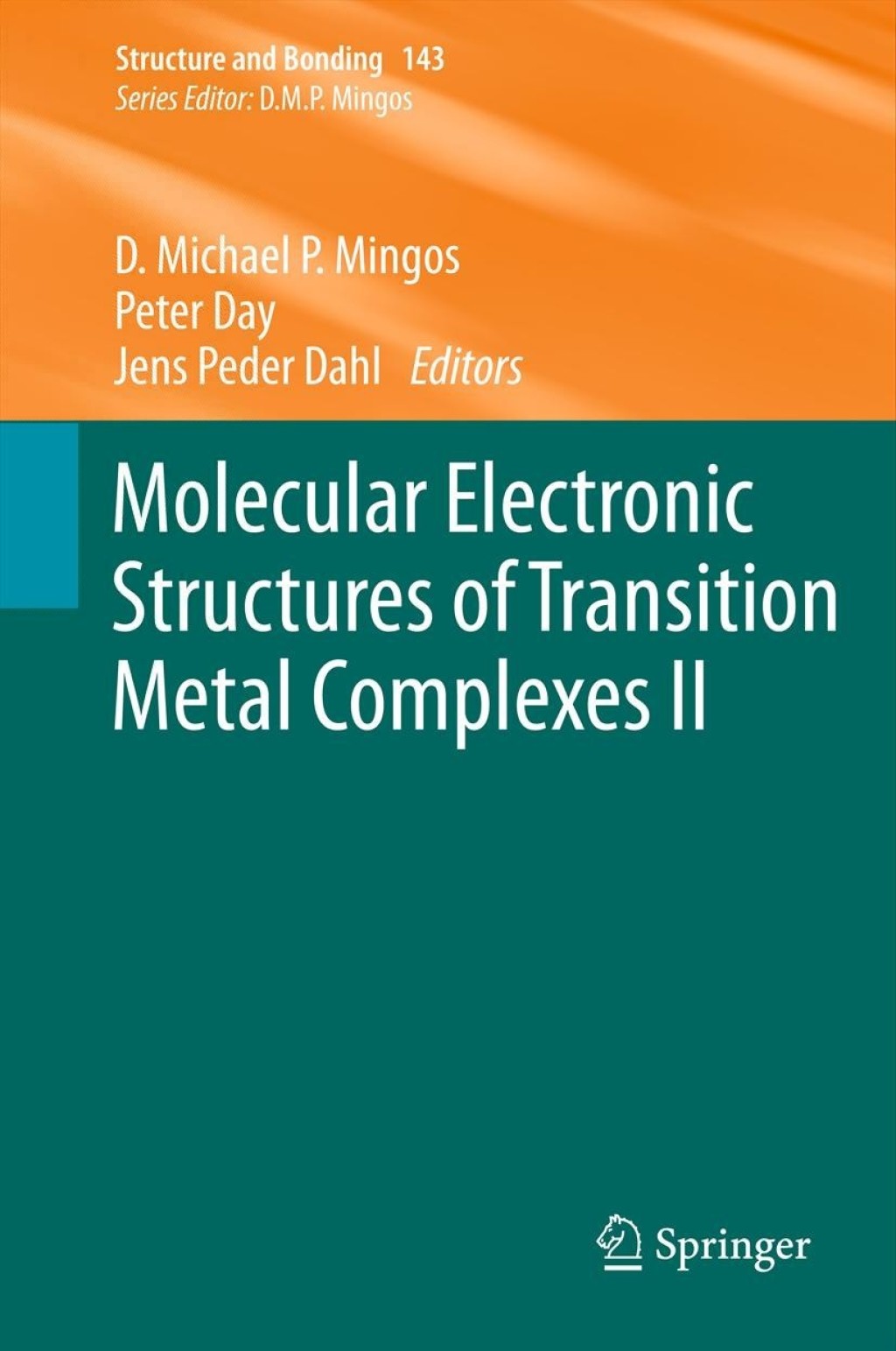 Molecular Electronic Structures of Transition Metal Complexes II 1st ...
