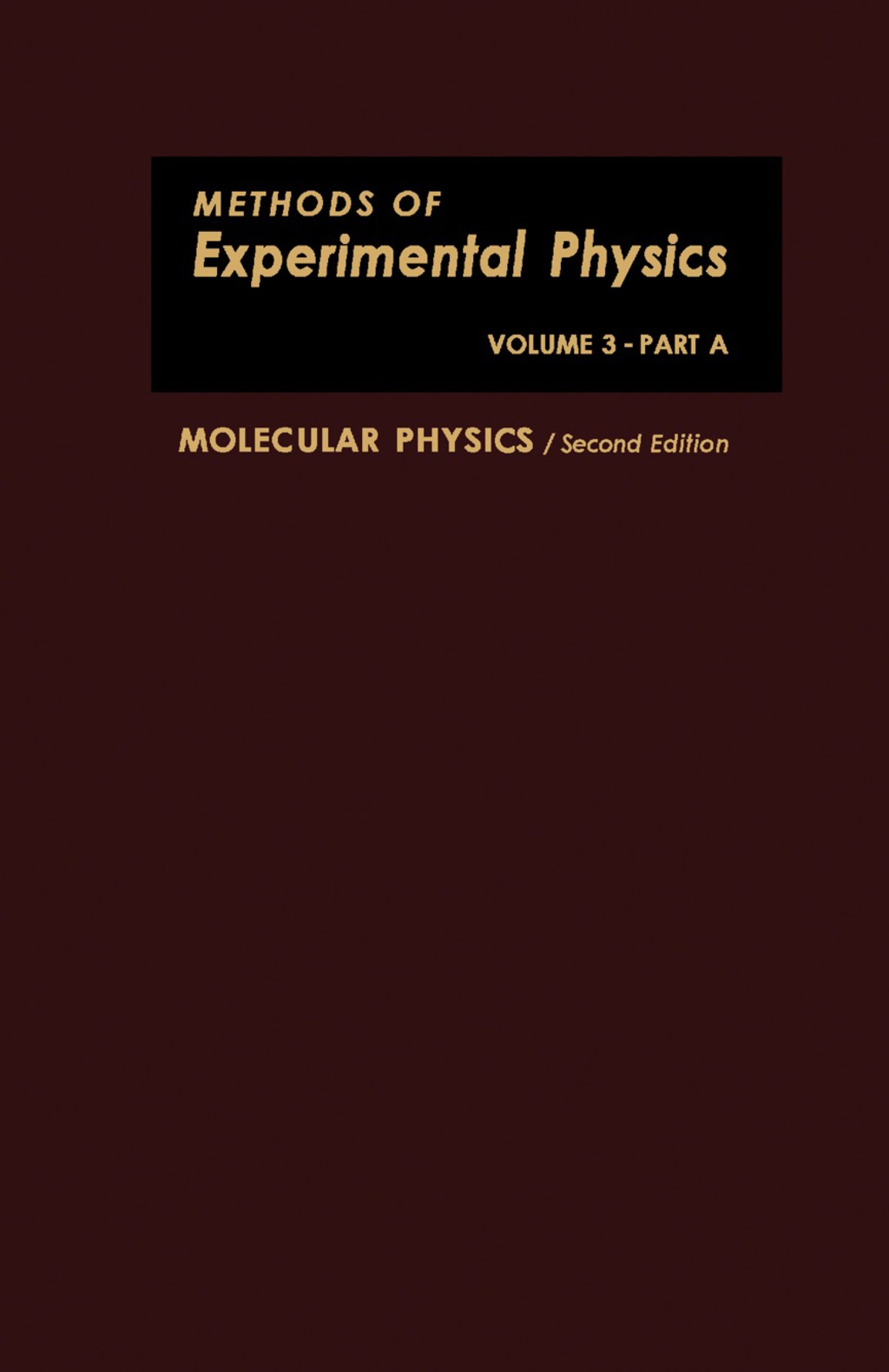 Molecular Physics Methods of Experimental Physics 2nd Edition – PDF/EPUB Version Downloadable Molecular Physics Methods of Experimental Physics 2nd Edition – PDF/EPUB Version Downloadable - Image 1