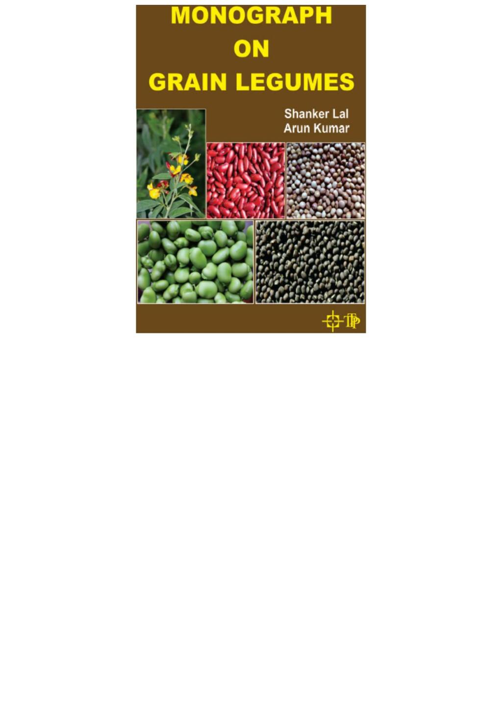 Monograph on Grain legumes  â€“ PDF/EPUB Version Downloadable