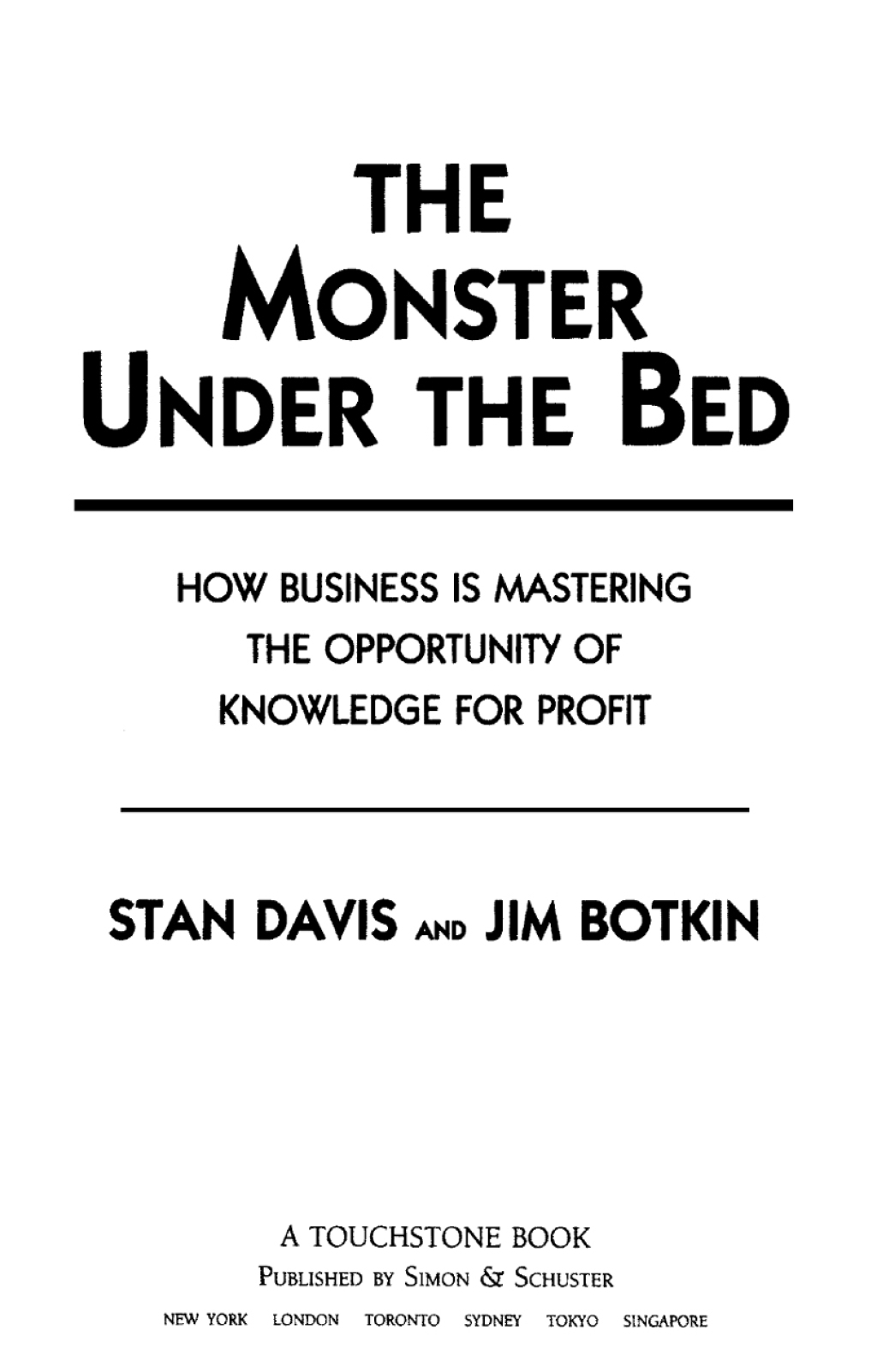 Monster Under The Bed - (PDF/EPUB Version)