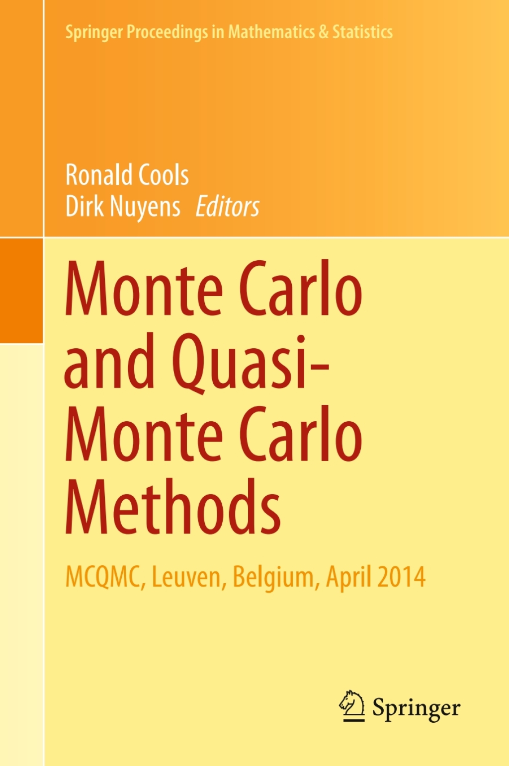 Monte Carlo and Quasi-Monte Carlo Methods MCQMC, Leuven, Belgium, April 2014  â€“ PDF/EPUB Version Downloadable