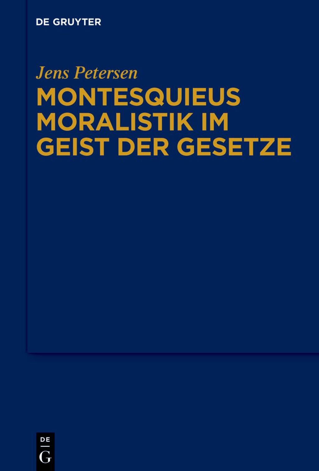 Montesquieus Moralistik im Geist der Gesetze 1st Edition â€“ PDF/EPUB Version Downloadable