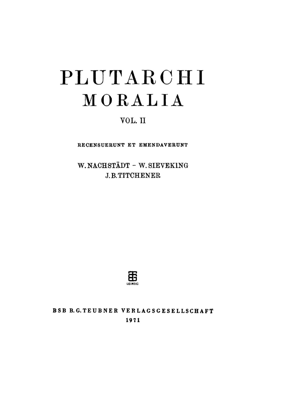 Moralia Volume II 1st Edition â€“ PDF/EPUB Version Downloadable