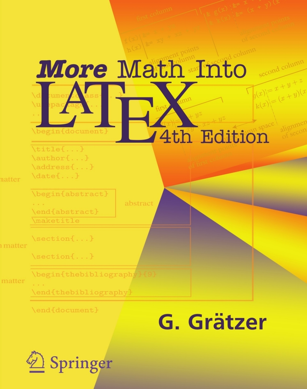 More Math Into LaTeX 4th Edition â€“ PDF/EPUB Version Downloadable