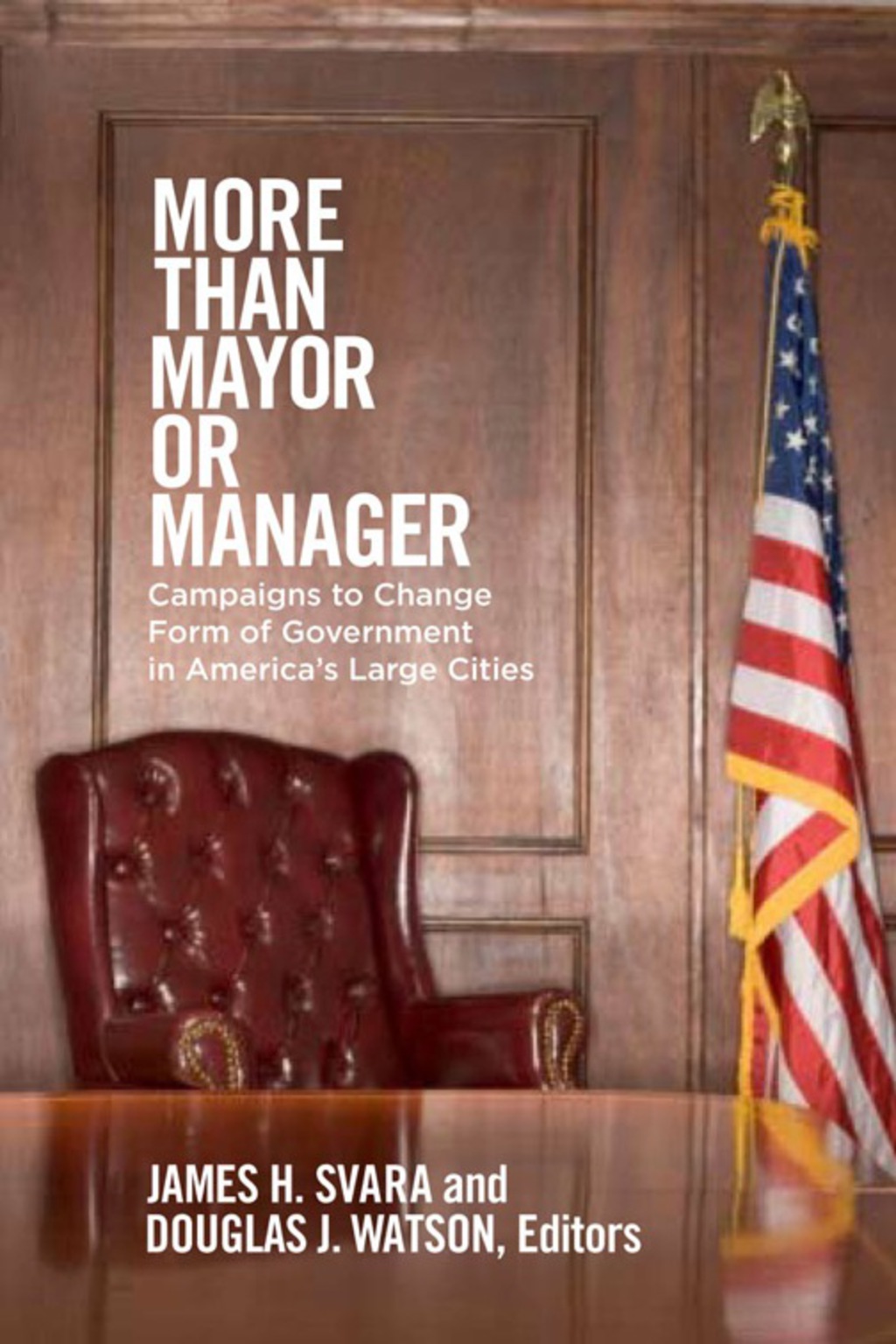More than Mayor or Manager Campaigns to Change Form of Government in America's Large Cities  â€“ PDF/EPUB Version Downloadable