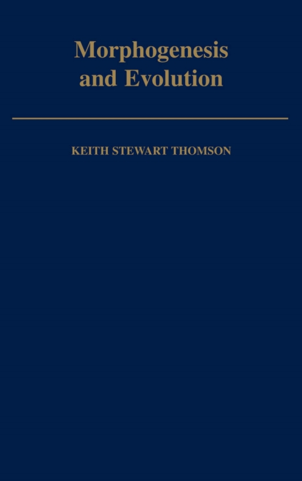 Morphogenesis and Evolution  â€“ PDF/EPUB Version Downloadable