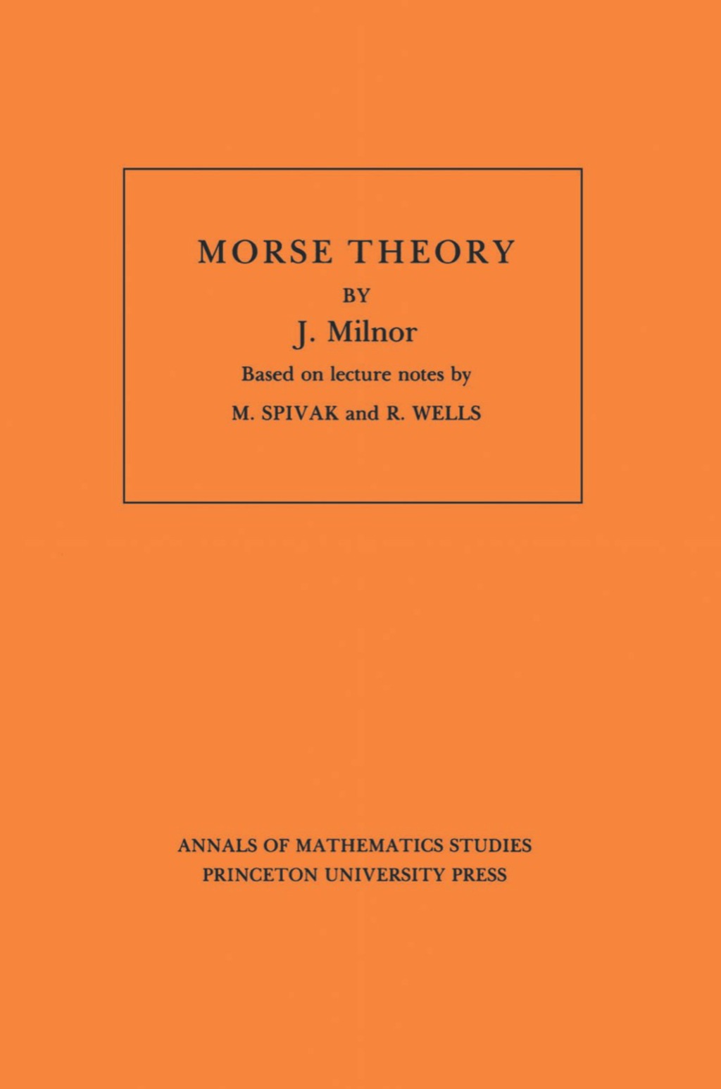 Morse Theory  â€“ PDF/EPUB Version Downloadable