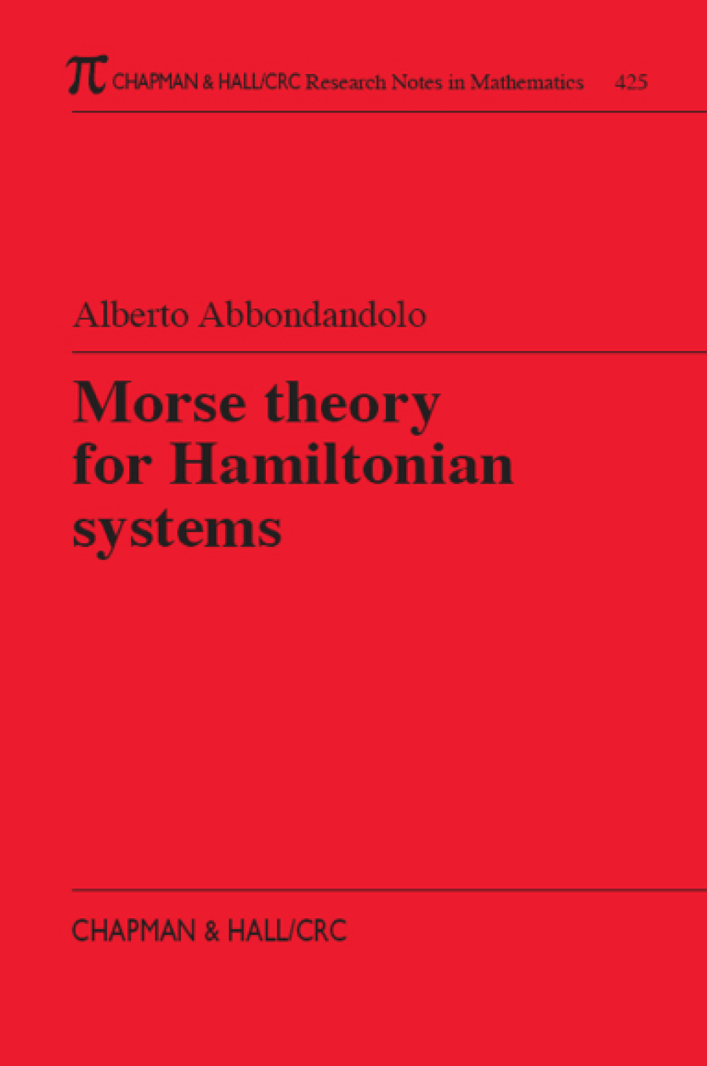 Morse Theory for Hamiltonian Systems 1st Edition â€“ PDF/EPUB Version Downloadable
