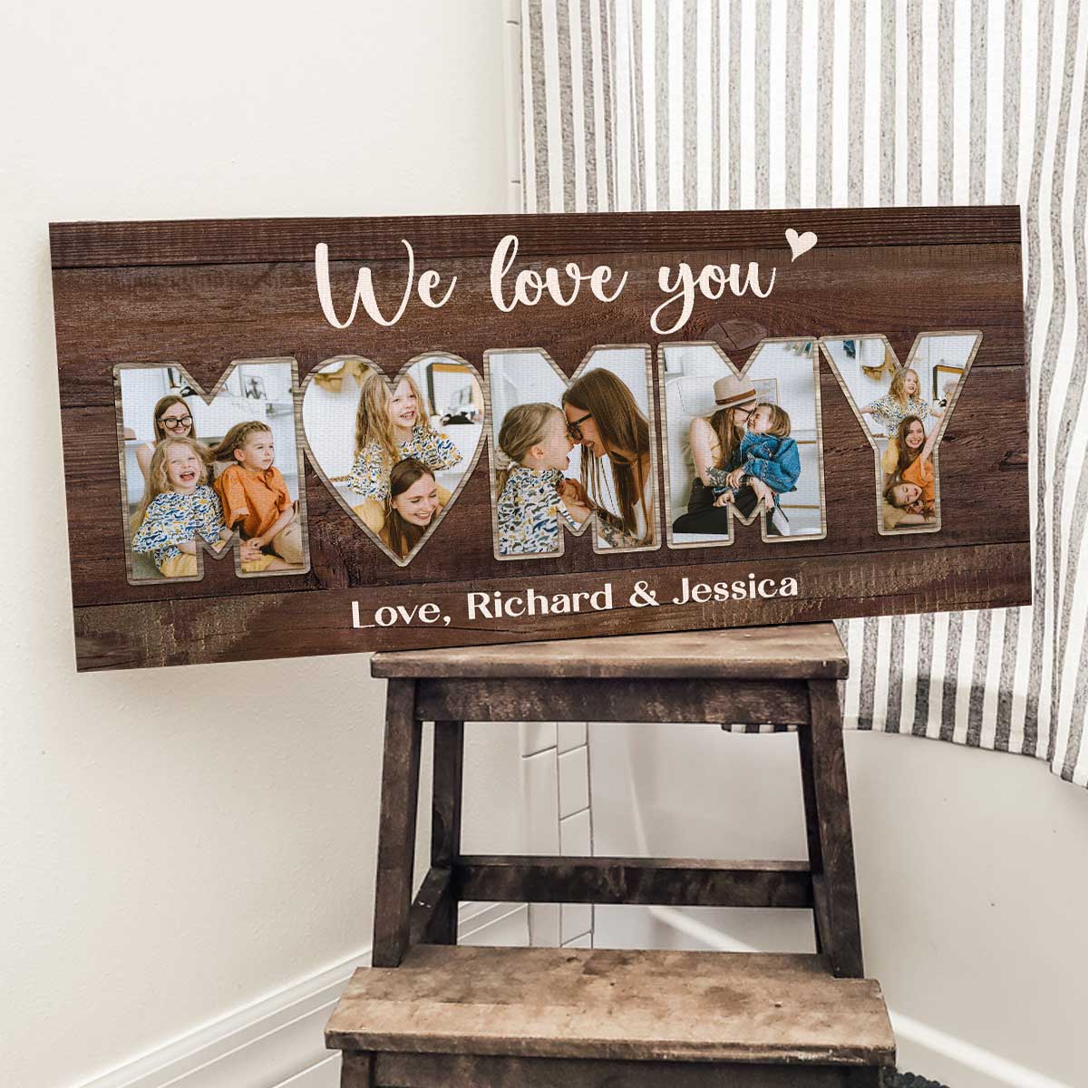 MotherÃ¢â‚¬â„¢s Day Photo Gifts, Personalized Mommy Canvas, Mommy Gifts From Kid From Husband, Birthday Presents For Mom
