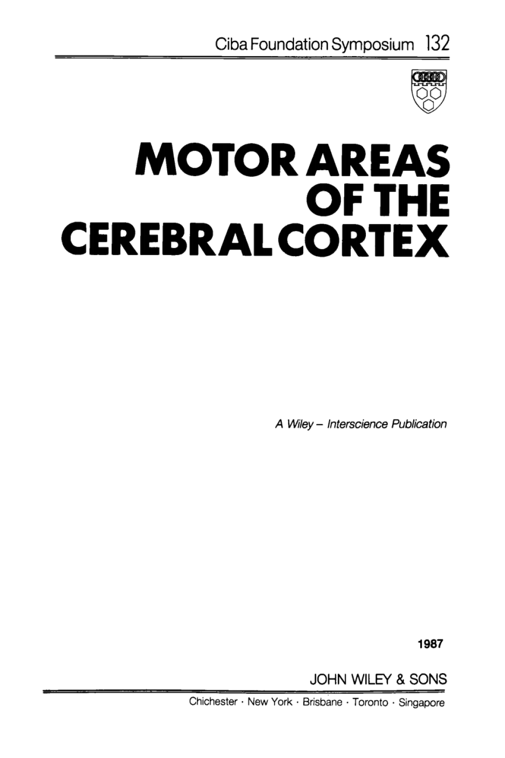 Motor Areas of the Cerebral Cortex 1st Edition â€“ PDF/EPUB Version Downloadable