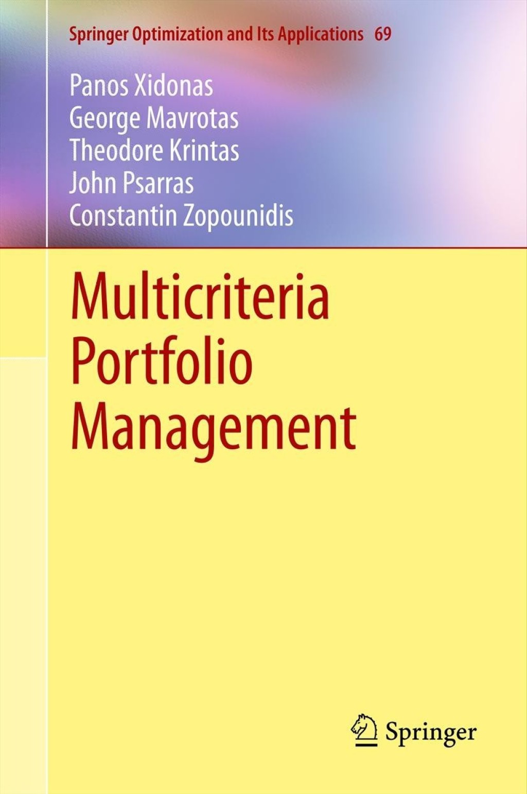 Multicriteria Portfolio Management  â€“ PDF/EPUB Version Downloadable