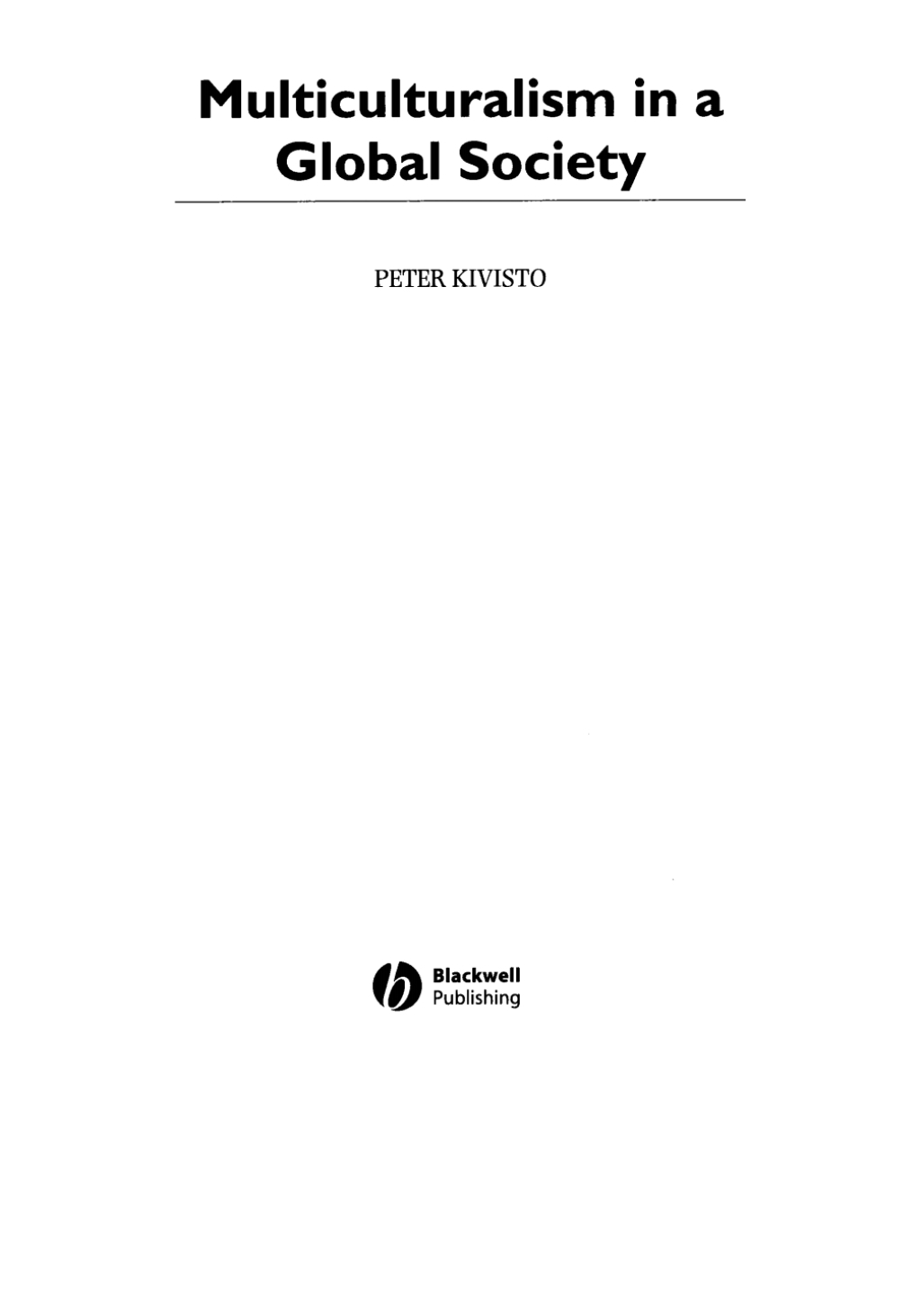 Multiculturalism in a Global Society 1st Edition â€“ PDF/EPUB Version Downloadable