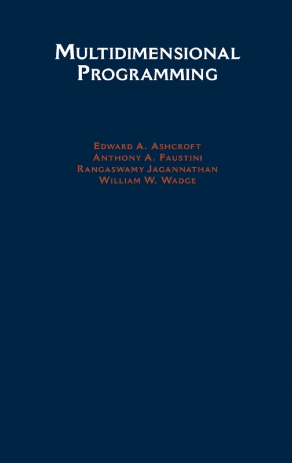 Multidimensional Programming  â€“ PDF/EPUB Version Downloadable