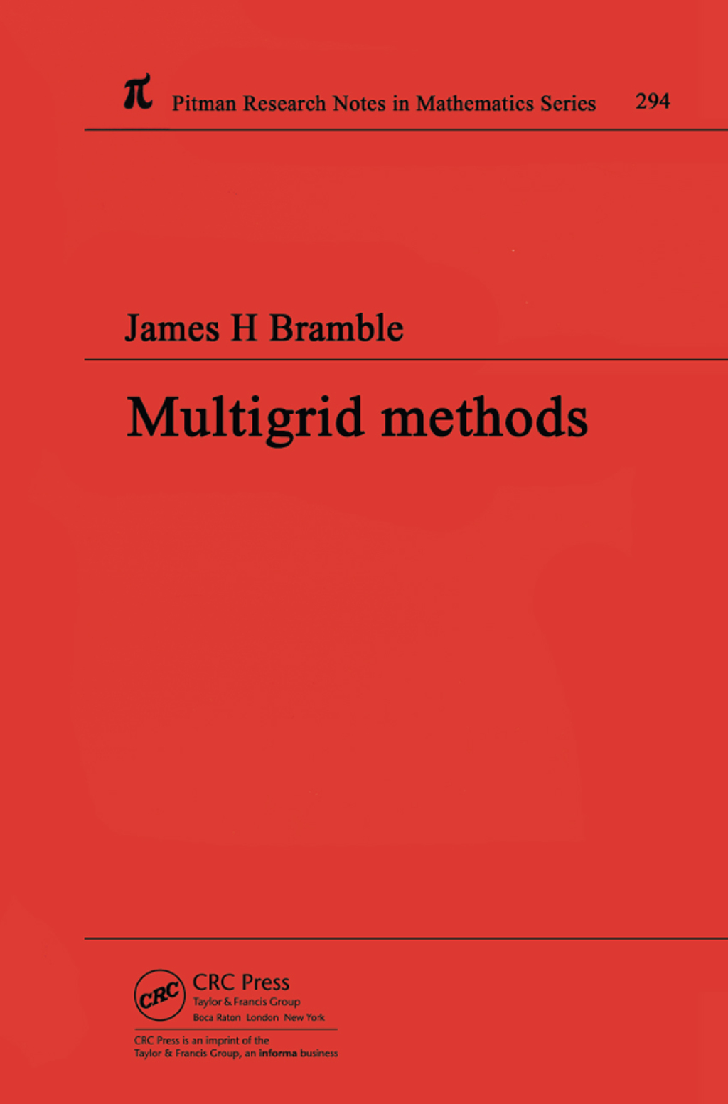 Multigrid Methods 1st Edition â€“ PDF/EPUB Version Downloadable