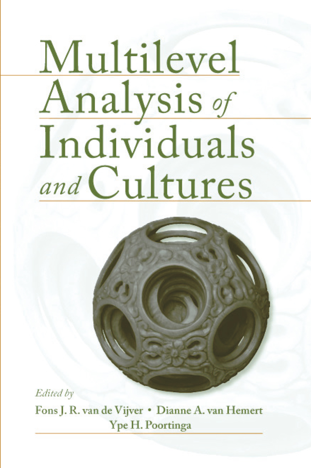 Multilevel Analysis of Individuals and Cultures 1st Edition â€“ PDF/EPUB Version Downloadable