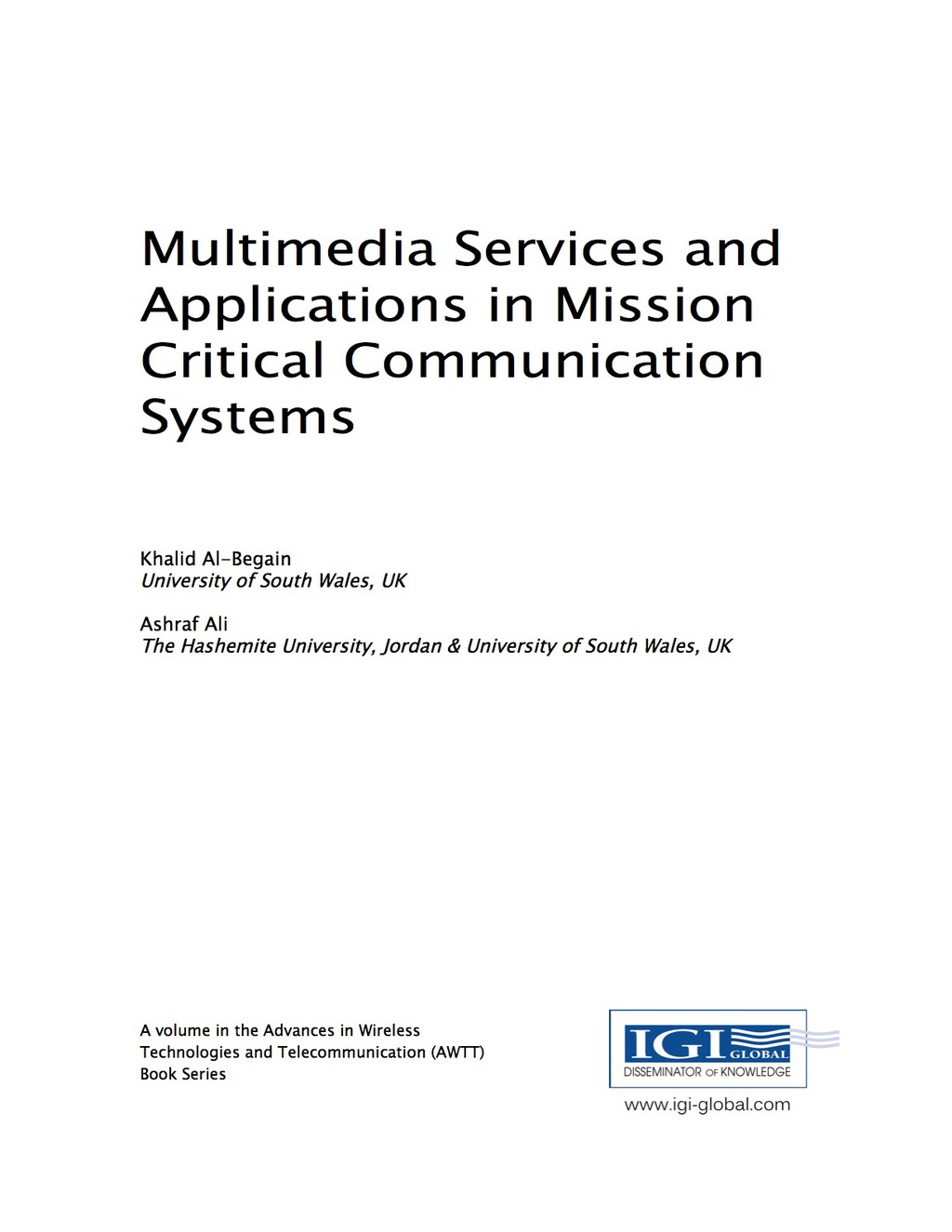 Multimedia Services and Applications in Mission Critical Communication Systems  â€“ PDF/EPUB Version Downloadable
