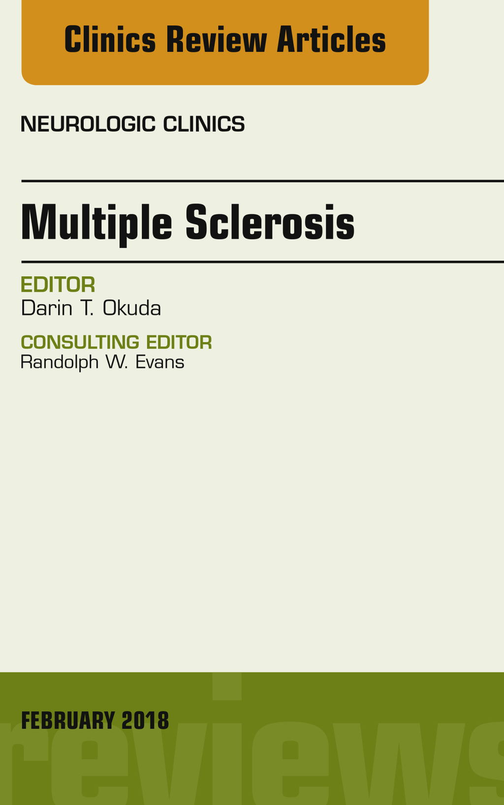 Multiple Sclerosis, An Issue of Neurologic Clinics  â€“ PDF/EPUB Version Downloadable
