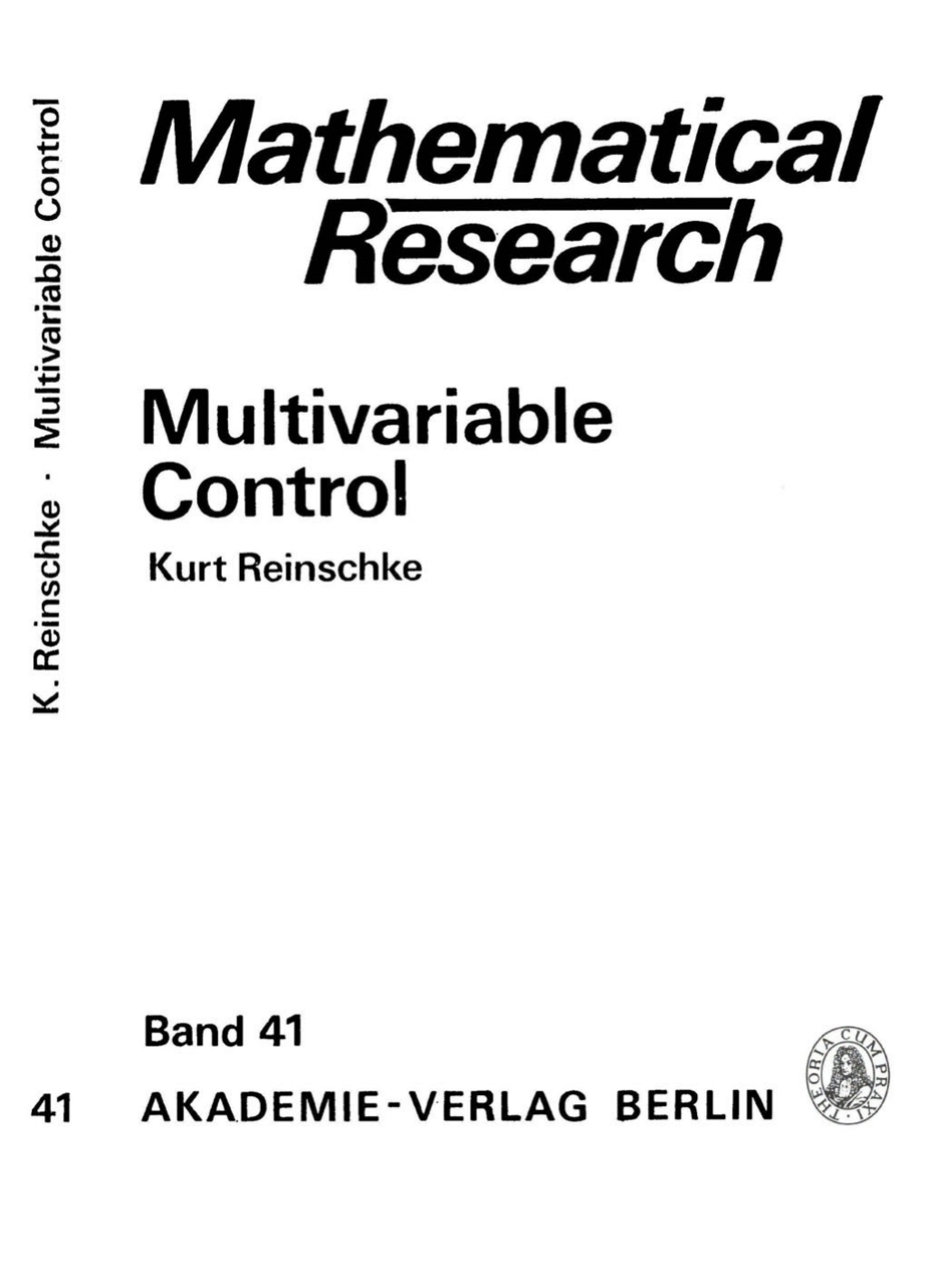 Multivariable Control A Graph-theoretic Approach 1st Edition â€“ PDF/EPUB Version Downloadable