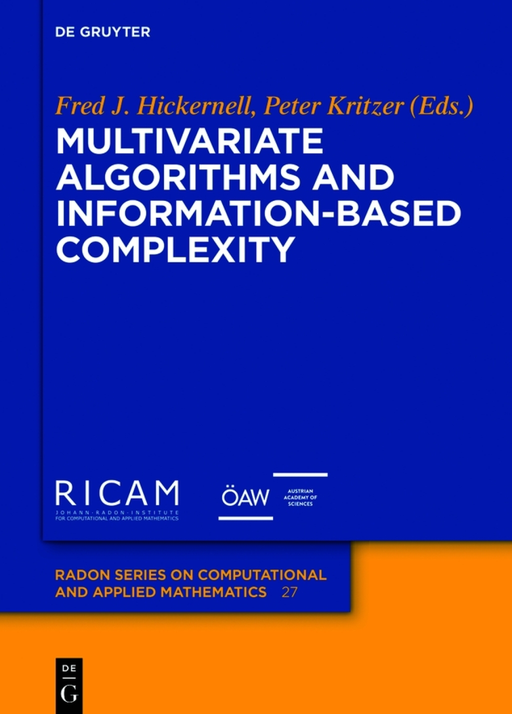 Multivariate Algorithms and Information-Based Complexity 1st Edition â€“ PDF/EPUB Version Downloadable