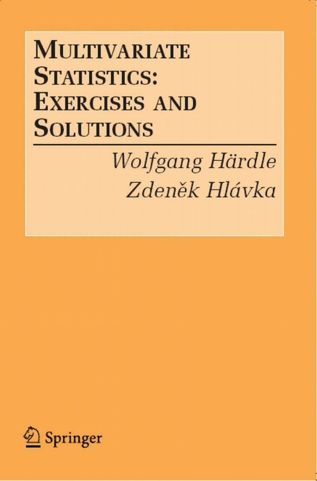 Multivariate Statistics: Exercises and Solutions  â€“ PDF/EPUB Version Downloadable