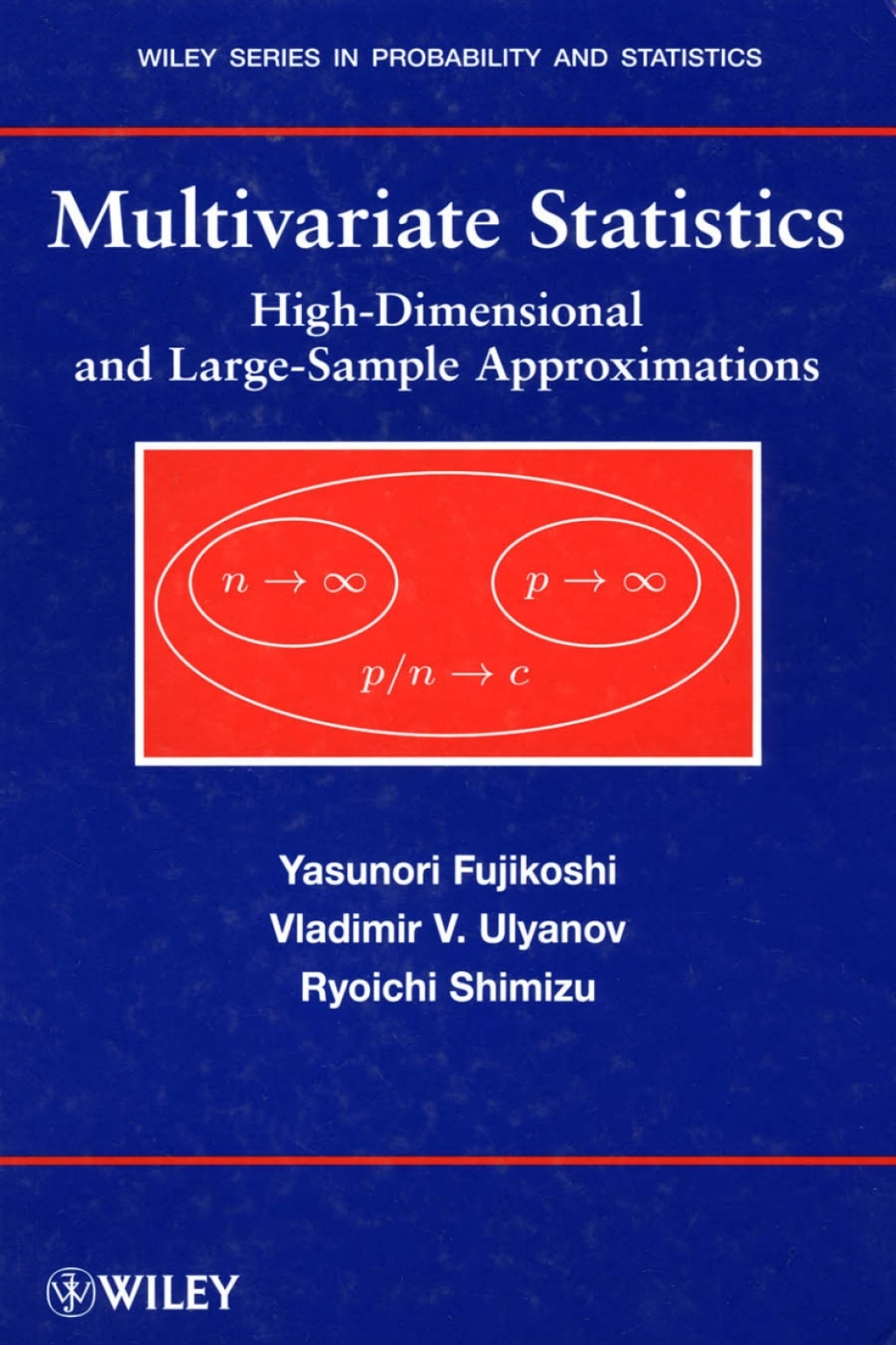 Multivariate Statistics High-Dimensional and Large-Sample Approximations 1st Edition â€“ PDF/EPUB Version Downloadable