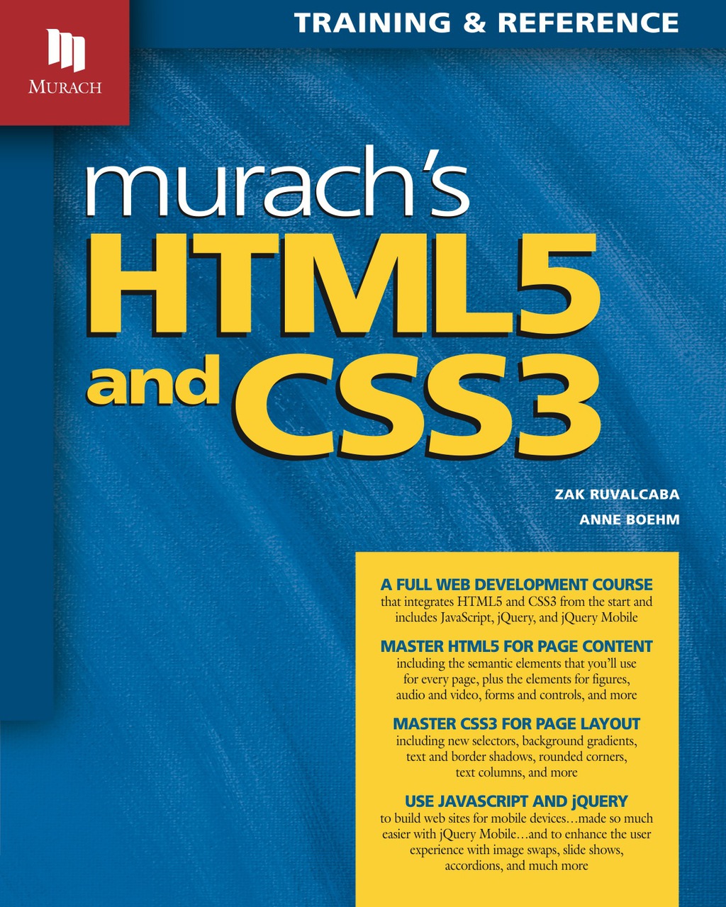 Murach's HTML5 and CSS3  â€“ PDF/EPUB Version Downloadable