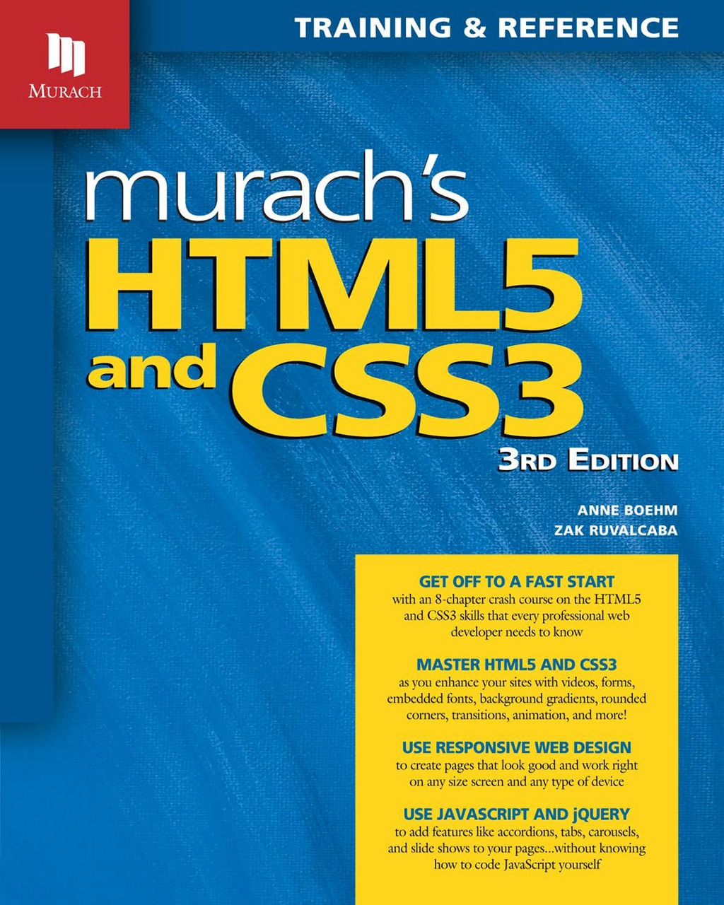Murach's HTML5 and CSS3 3rd Edition â€“ PDF/EPUB Version Downloadable