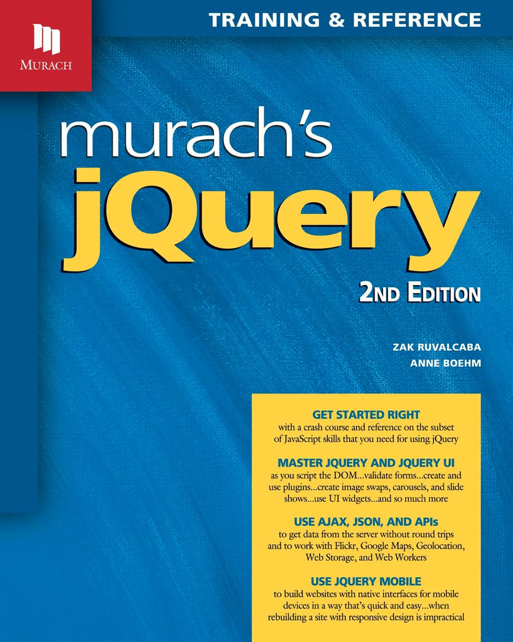 Murach's jQuery 2nd Edition â€“ PDF/EPUB Version Downloadable