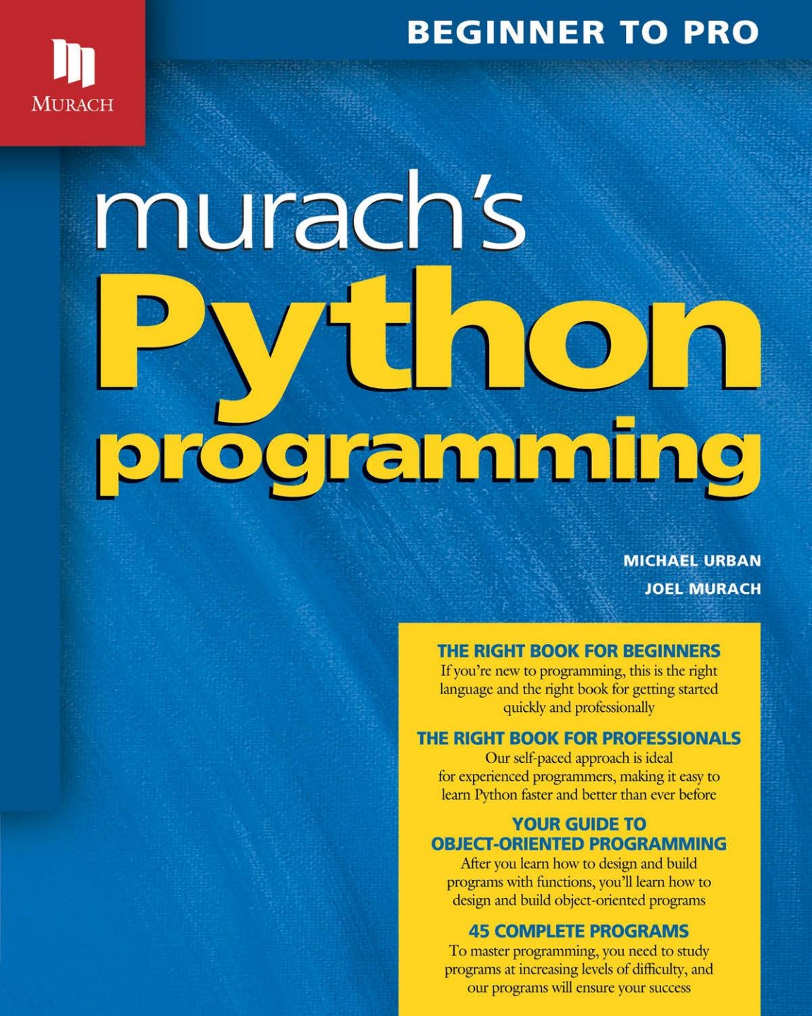 Murach's Python Programming  â€“ PDF/EPUB Version Downloadable