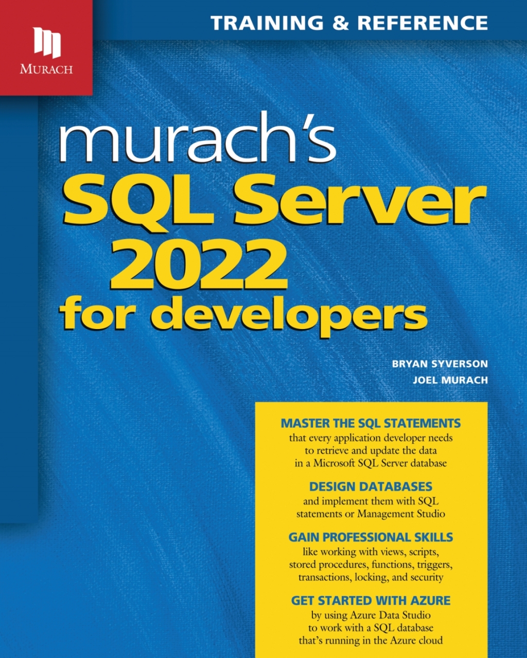 Murach's SQL Server 2022 for Developers 1st Edition â€“ PDF/EPUB Version Downloadable