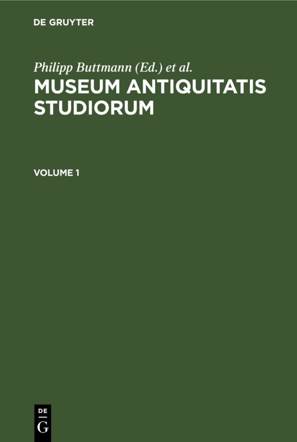 Museum antiquitatis studiorum. Volume 1 1st Edition â€“ PDF/EPUB Version Downloadable