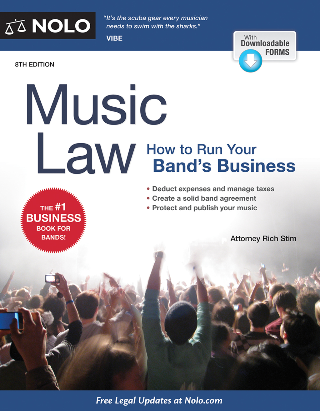 Music Law How to Run Your Band's Business 8th Edition â€“ PDF/EPUB Version Downloadable