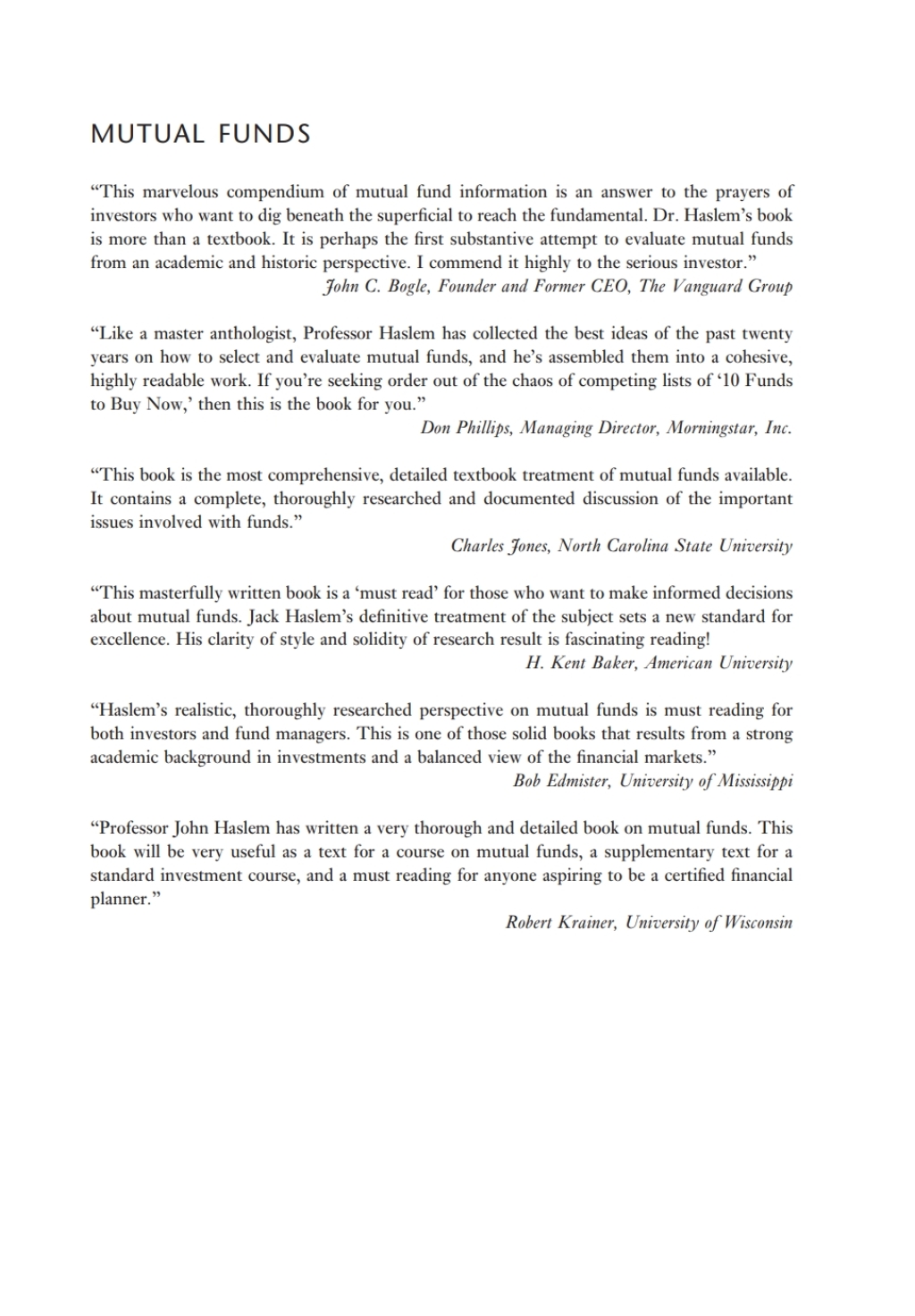 Mutual Funds Risk and Performance Analysis for Decision Making 1st Edition â€“ PDF/EPUB Version Downloadable