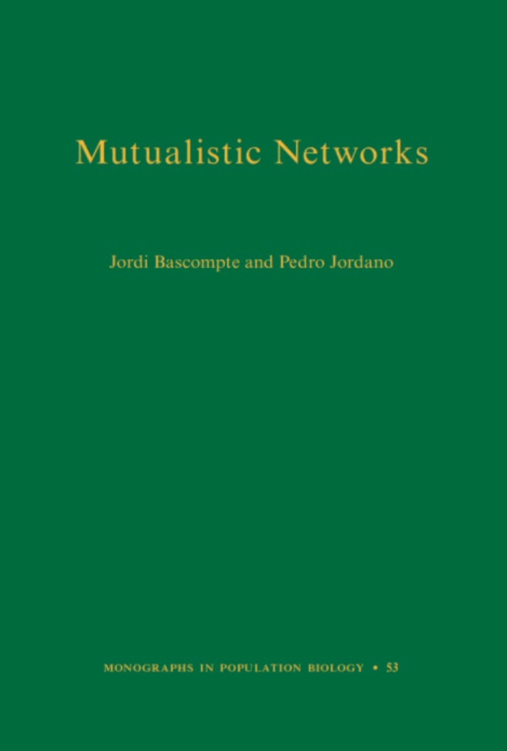 Mutualistic Networks  â€“ PDF/EPUB Version Downloadable