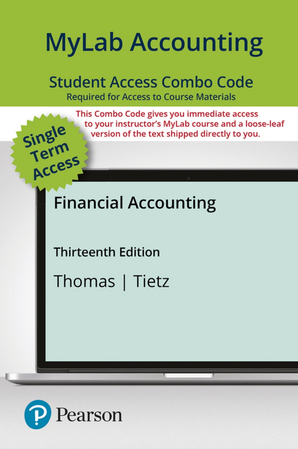 MyLab Accounting with Pearson eText + Print Combo Access Code for Financial Accounting 13th Edition â€“ PDF/EPUB Version Downloadable