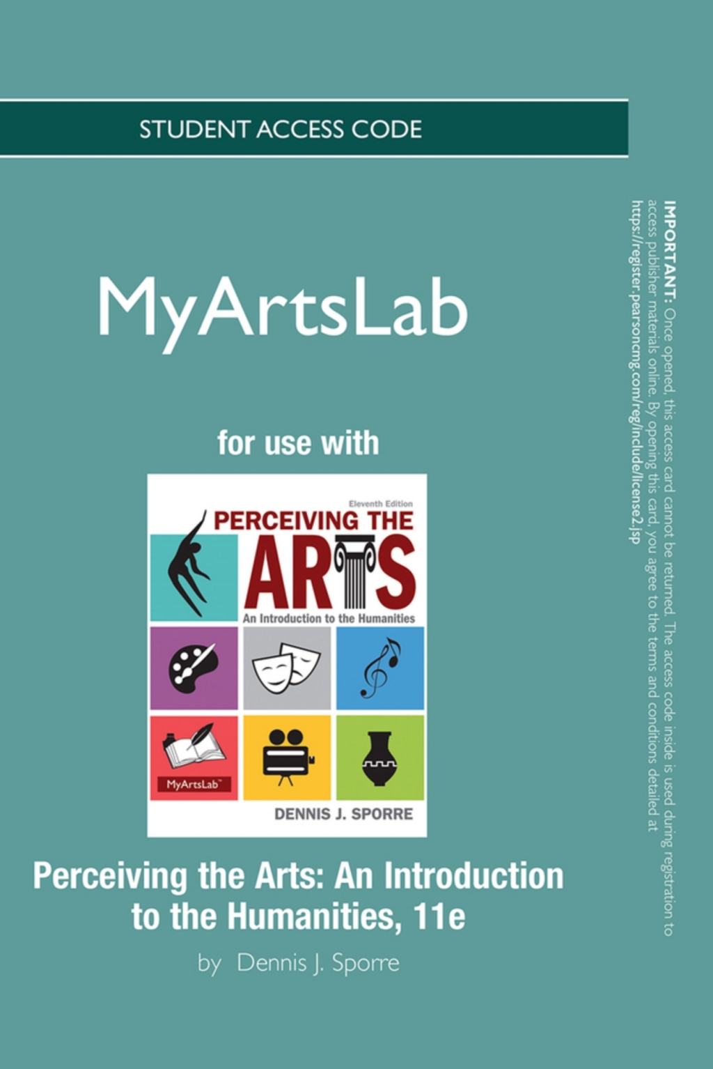 MyLab Arts with Pearson eText Access Code for Perceiving the Arts: An Introduction to the Humanities 11th Edition â€“ PDF/EPUB Version Downloadable